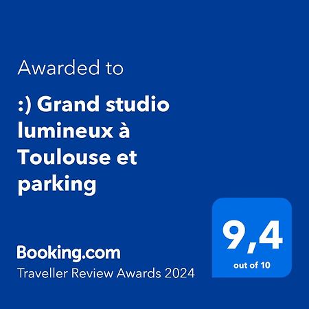 :) Grand Studio Lumineux A Toulouse Et Parking エクステリア 写真