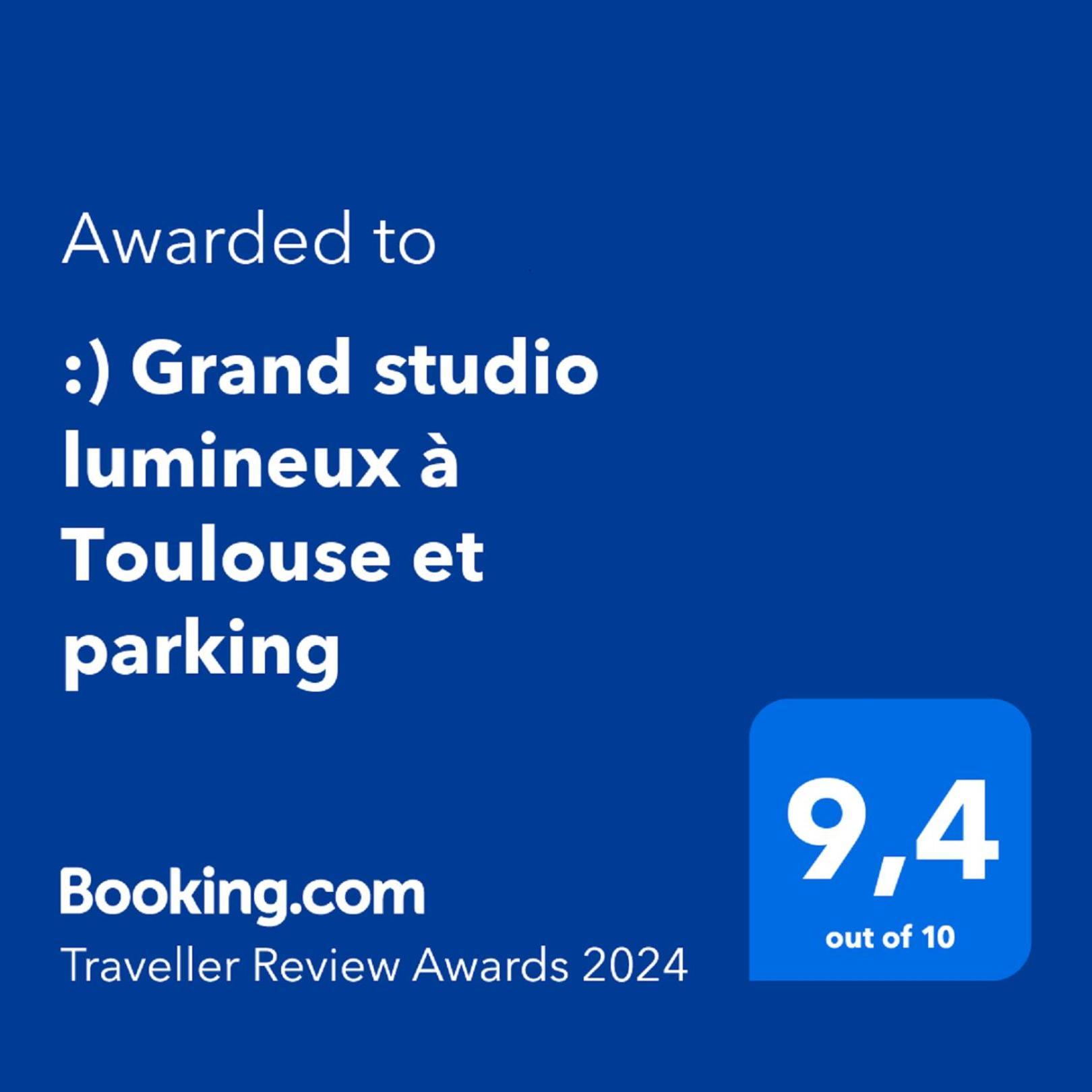 :) Grand Studio Lumineux A Toulouse Et Parking エクステリア 写真
