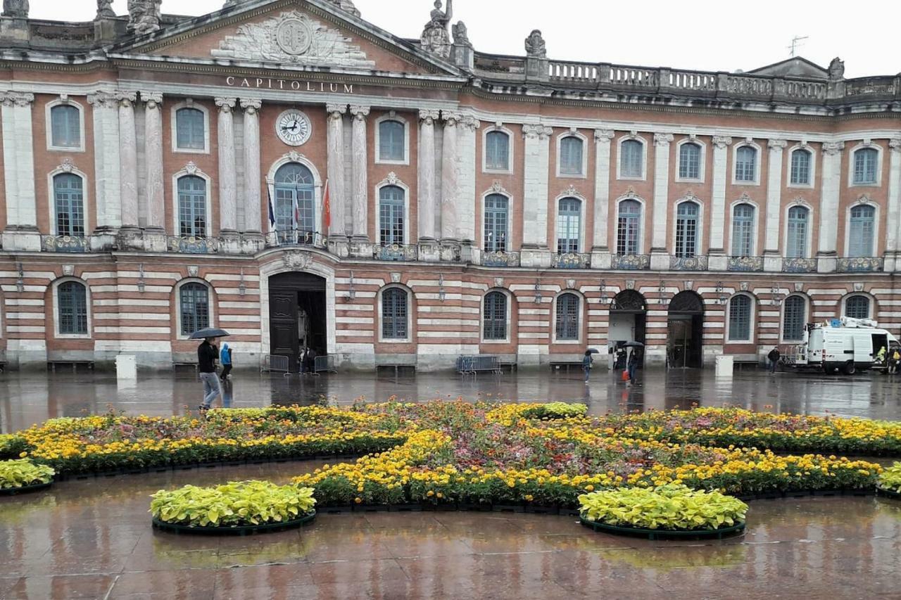 :) Grand Studio Lumineux A Toulouse Et Parking エクステリア 写真