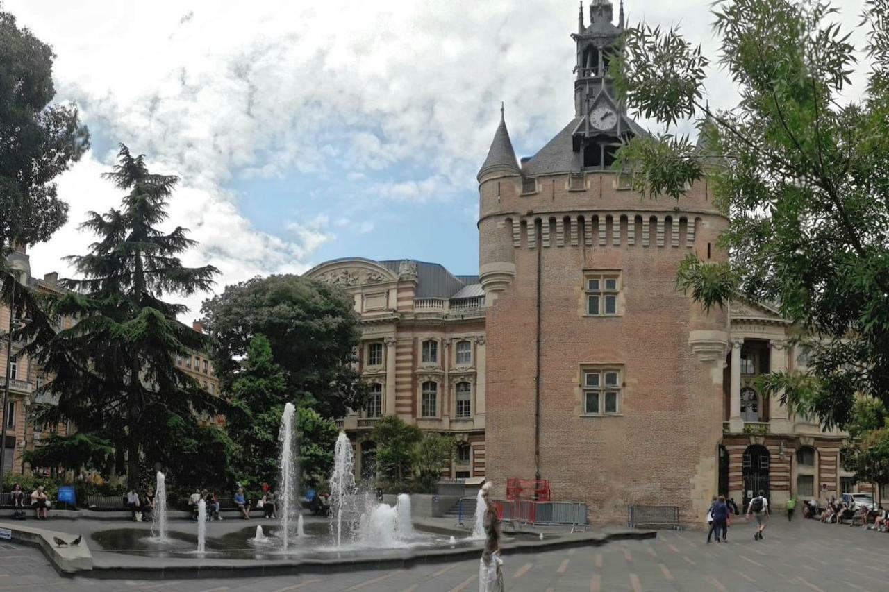 :) Grand Studio Lumineux A Toulouse Et Parking エクステリア 写真